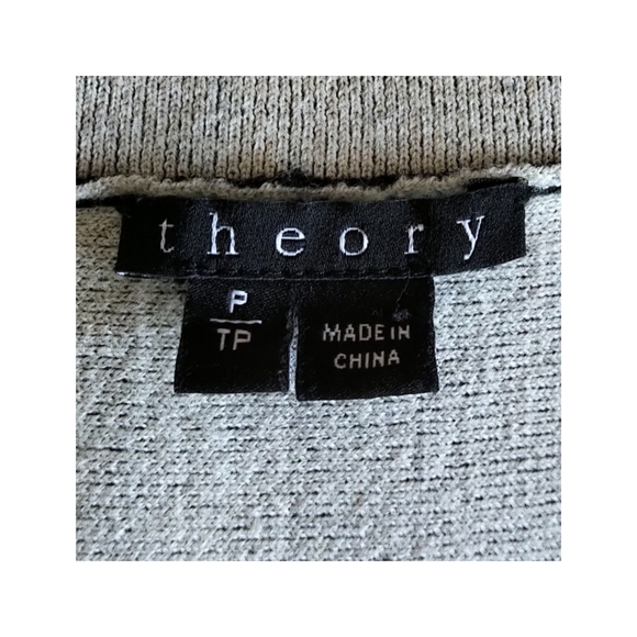 Theory Lakelyn Evian Contrast-Trim Stretch Knit Dress - Picture 7 of 9